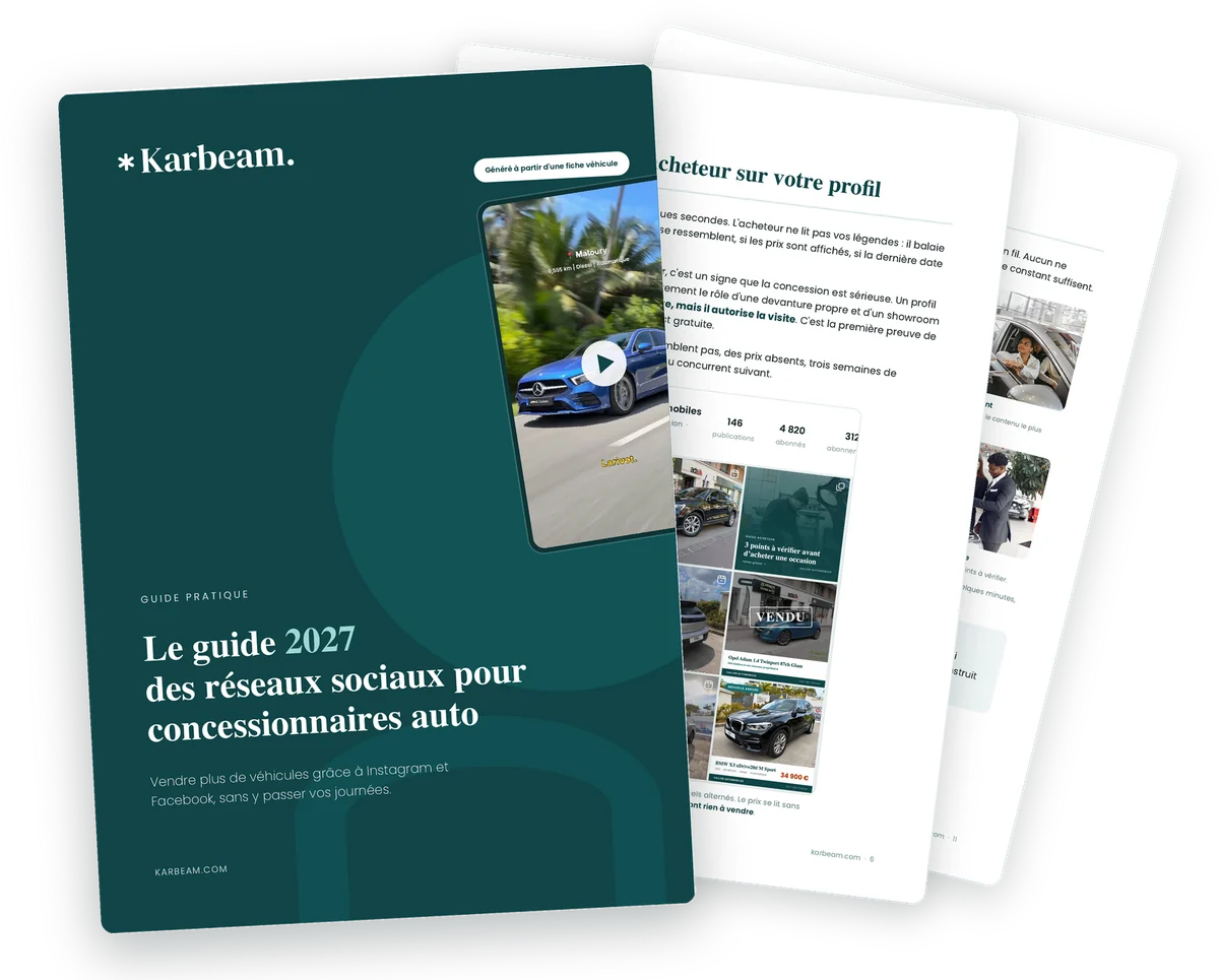 Le guide 2027 des réseaux sociaux pour concessionnaires auto