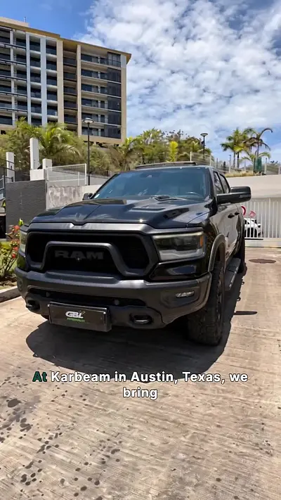 Cover of the Dodge ram 1500 rebel Instagram reel by GBL AUTOMOBILES, generated by Karbeam