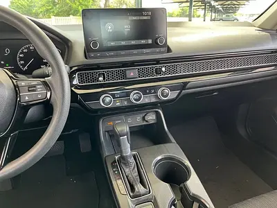 Certified 2025 Honda Civic LX, Center Console: original photo from the dealer's listing