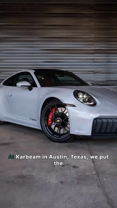 Cover of the Certified 2026 Porsche 911 Carrera GTS RWD Instagram reel by Porsche South Austin, generated by Karbeam