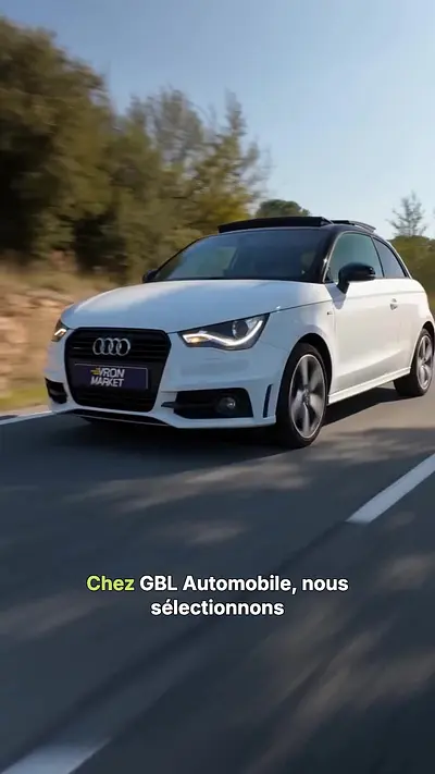 Portada del reel de Instagram del AUDI A1 1.4 122ch S line - 2014 - 110 500 km - Boite - Automatique - Toit ouvrant - Suivi - Garantie de VROOM MARKET TOULOUSE, generado por Karbeam