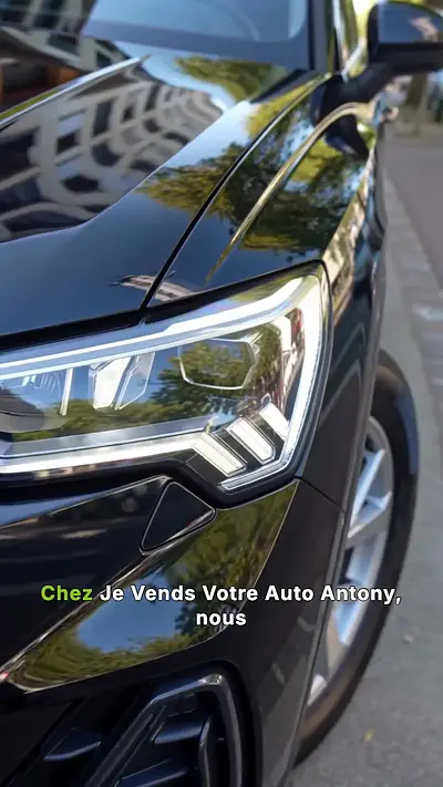 Couverture du reel Instagram Audi Q3 Sportback 35 TDI 150ch Design S tronic 7 par JE VENDS VOTRE AUTO ANTONY, généré par Karbeam